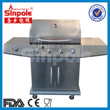 Stainless Steel 4 Burner Gas Grill with Ce/GS Approved (KLD6005)